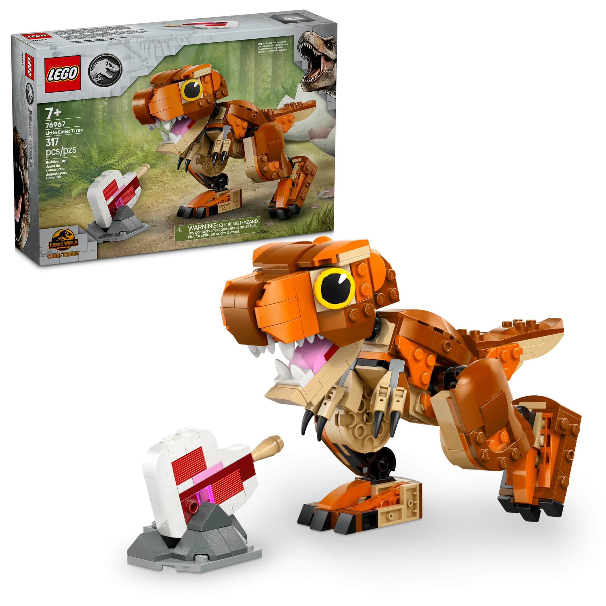 LEGO® Jurassic World Little Eatie: T. rex Dinosaur Model Building Kit 76967